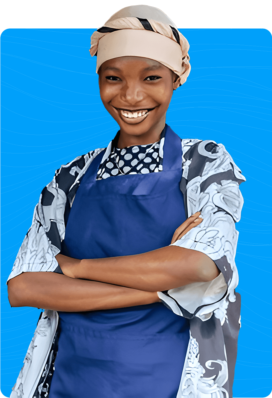 Business person using tablet